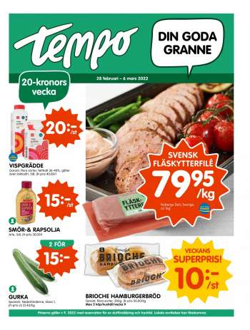 Tempo reklamblad - 28/2 2022 - 6/3 2022.