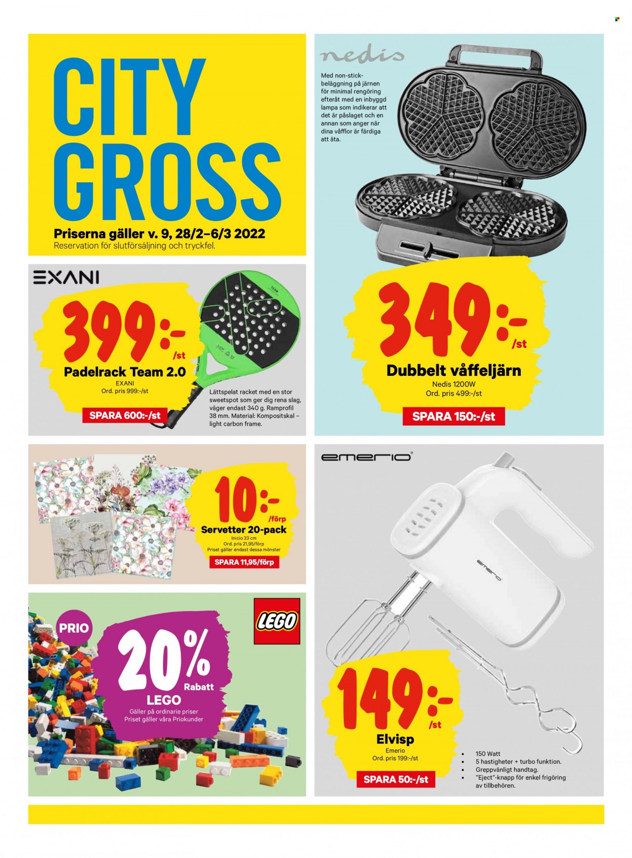 City Gross reklamblad - 28/2 2022 - 6/3 2022. Sida 16