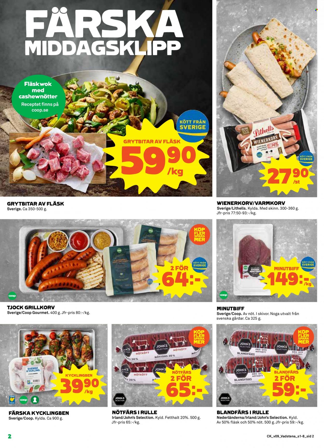 Coop reklamblad - 28/2 2022 - 6/3 2022. Sida 2