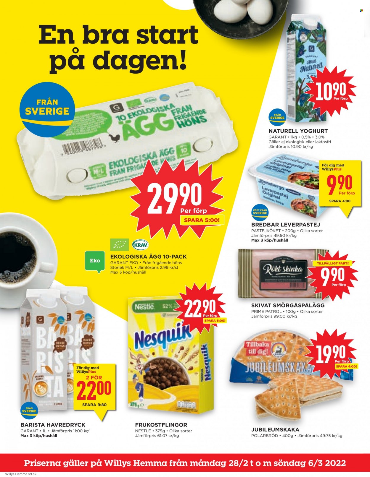 Willys Hemma reklamblad - 28/2 2022 - 6/3 2022. Sida 2