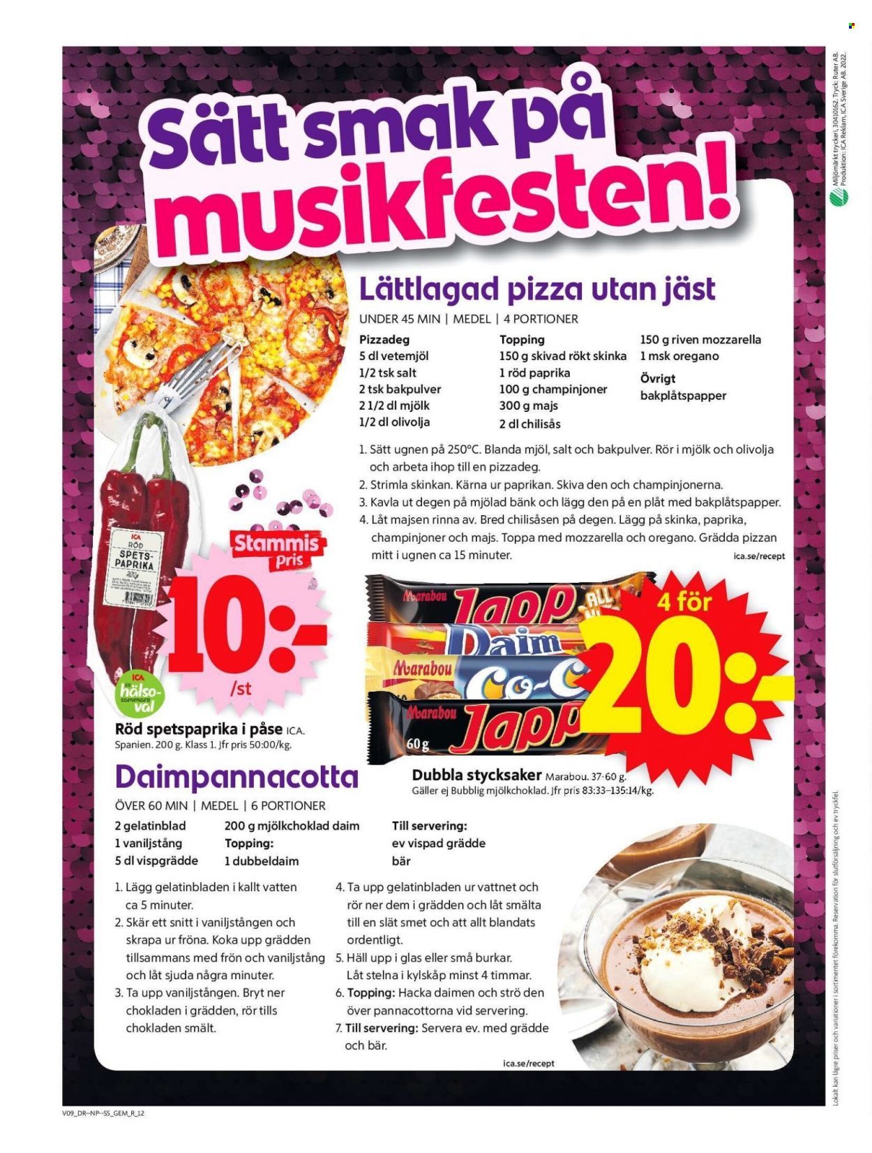 ICA reklamblad - 28/2 2022 - 6/3 2022. Sida 12