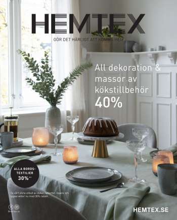 Hemtex reklamblad - 3/3 2022 - 20/3 2022.