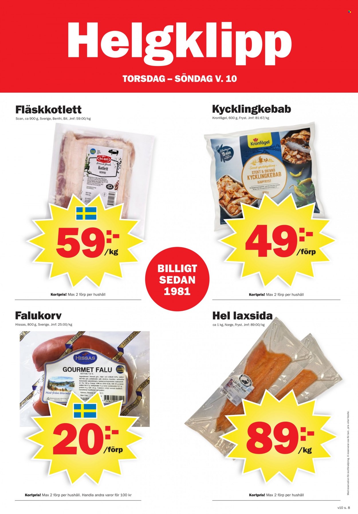 Pekås reklamblad - 7/3 2022 - 13/3 2022. Sida 8