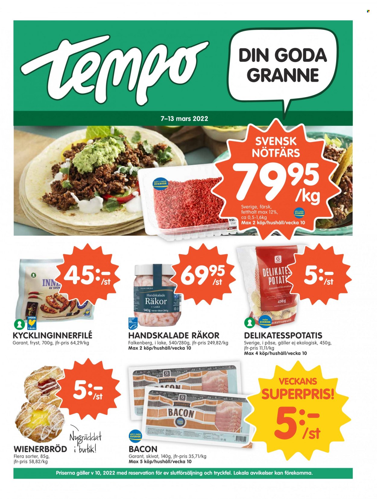 Tempo reklamblad - 7/3 2022 - 13/3 2022. Sida 1