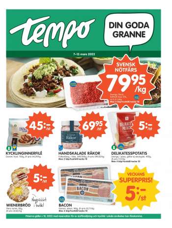 Tempo reklamblad - 7/3 2022 - 13/3 2022.