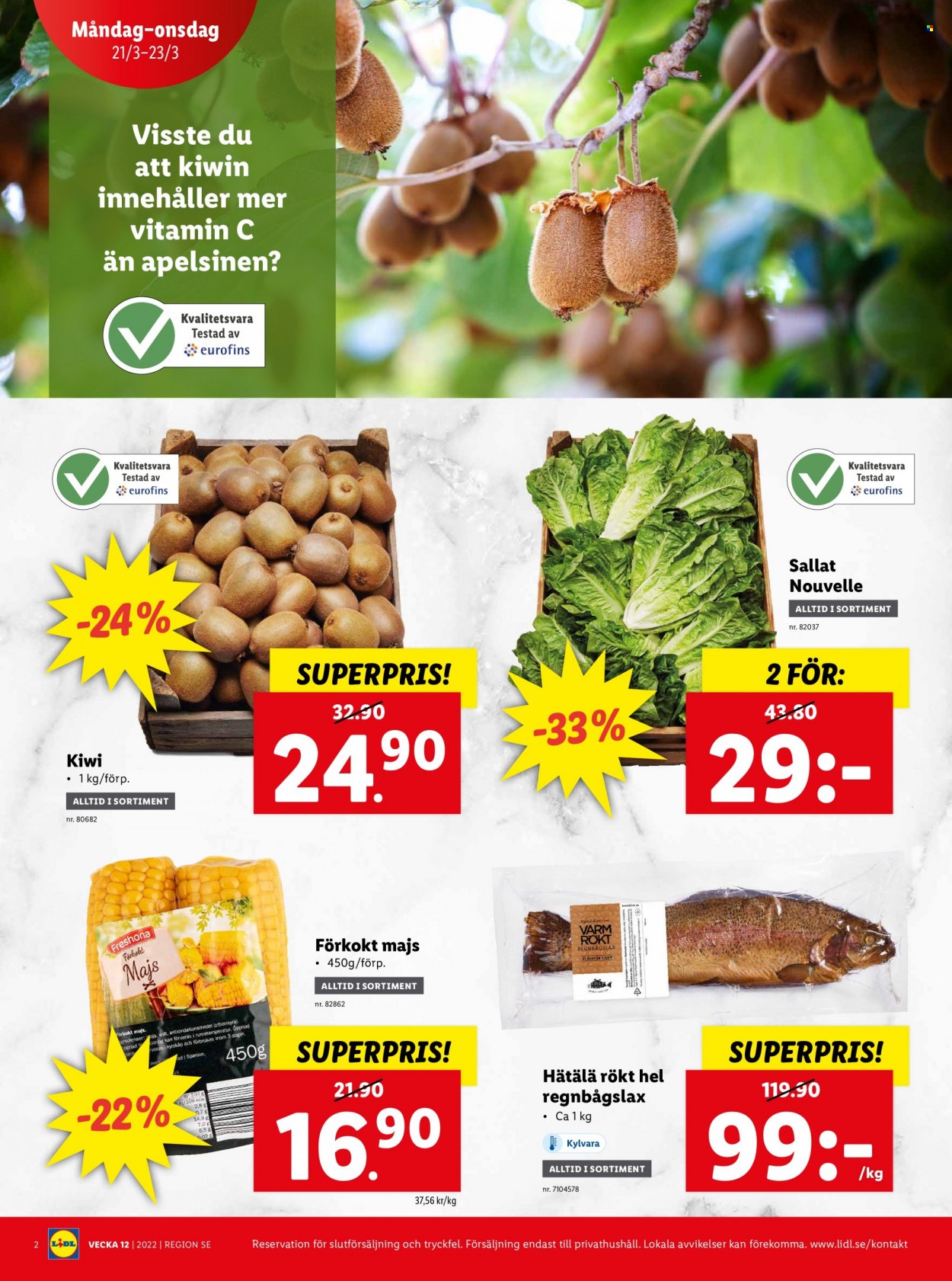 Lidl reklamblad - 21/3 2022 - 27/3 2022. Sida 2