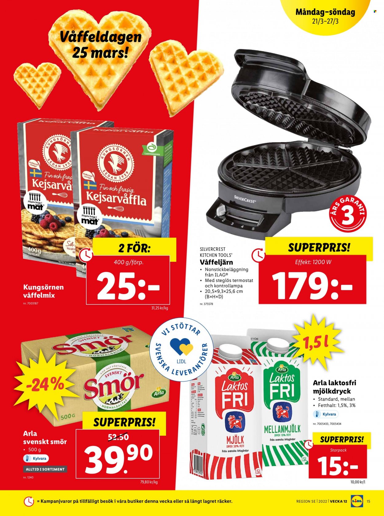 Lidl reklamblad - 21/3 2022 - 27/3 2022. Sida 15