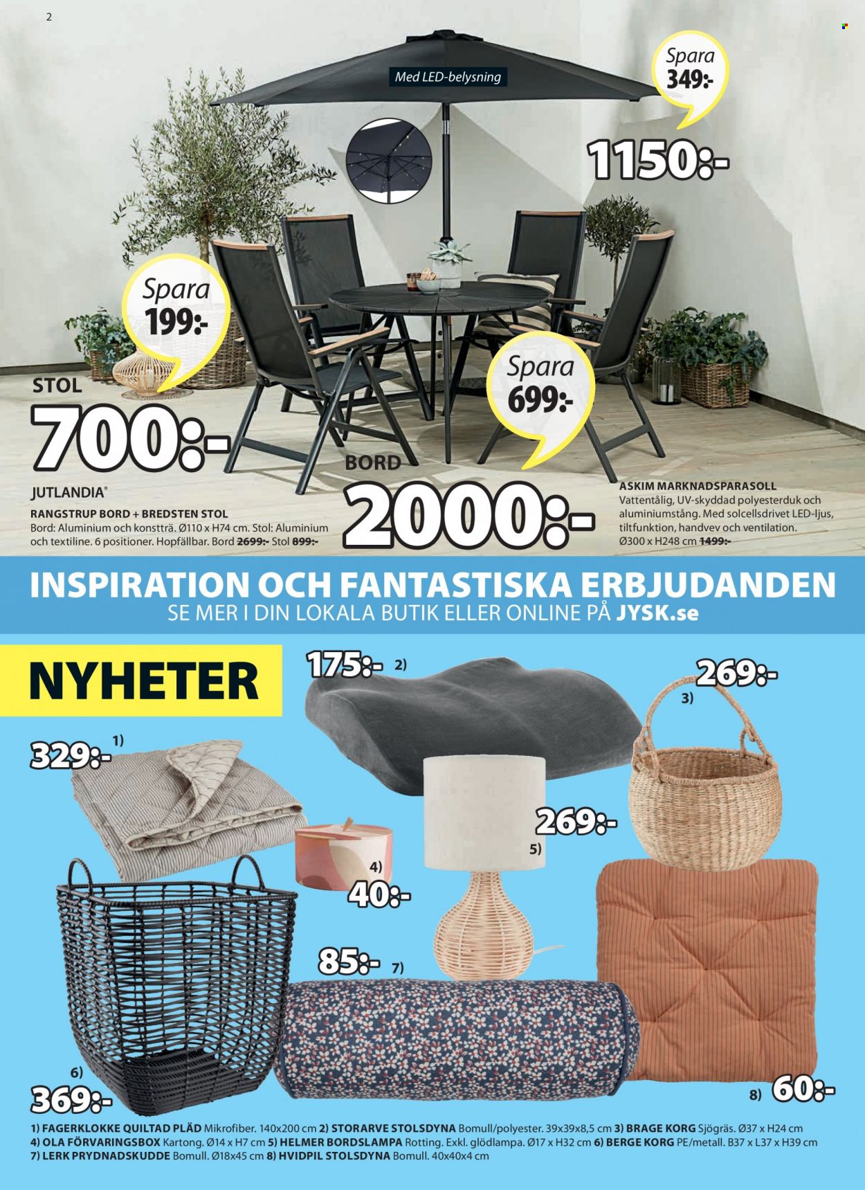 JYSK reklamblad - 14/3 2022 - 27/3 2022. Sida 2