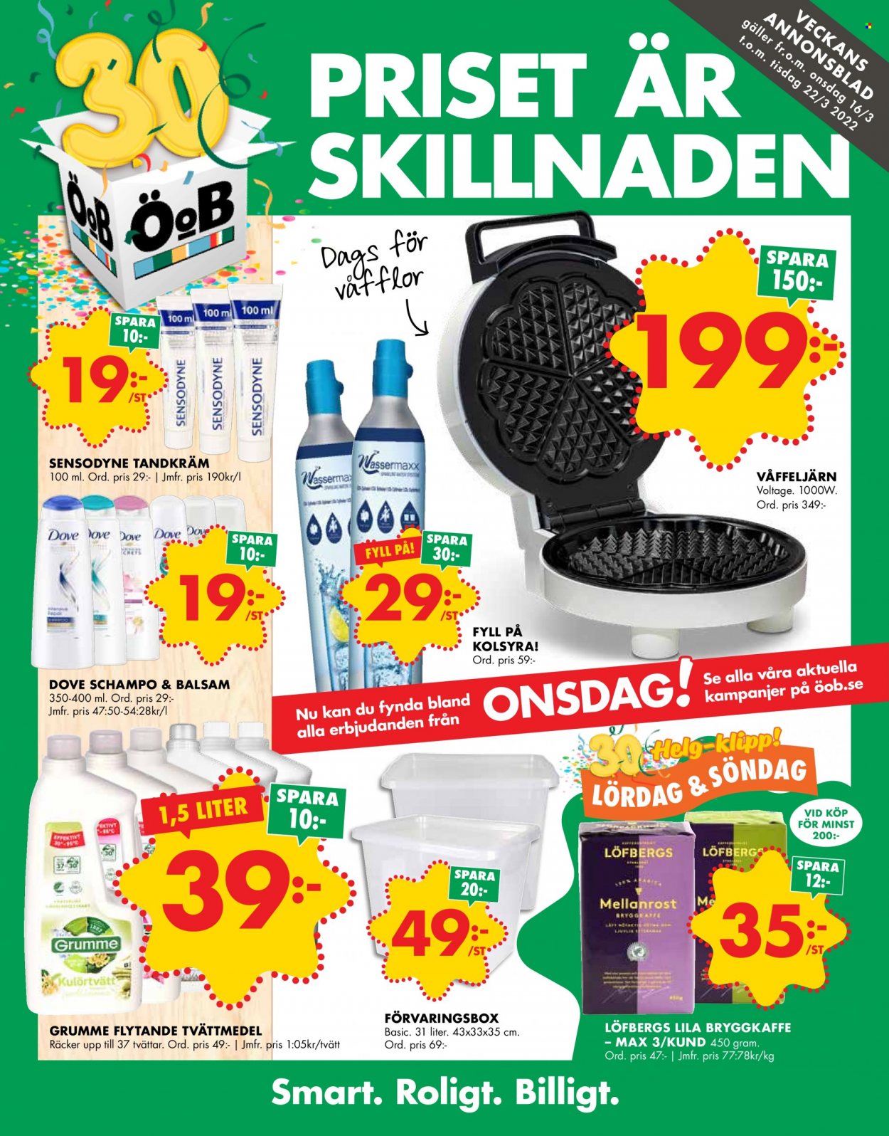 ÖoB reklamblad - 16/3 2022 - 22/3 2022. Sida 1