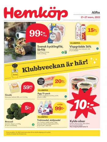 Hemköp reklamblad - 21/3 2022 - 27/3 2022.