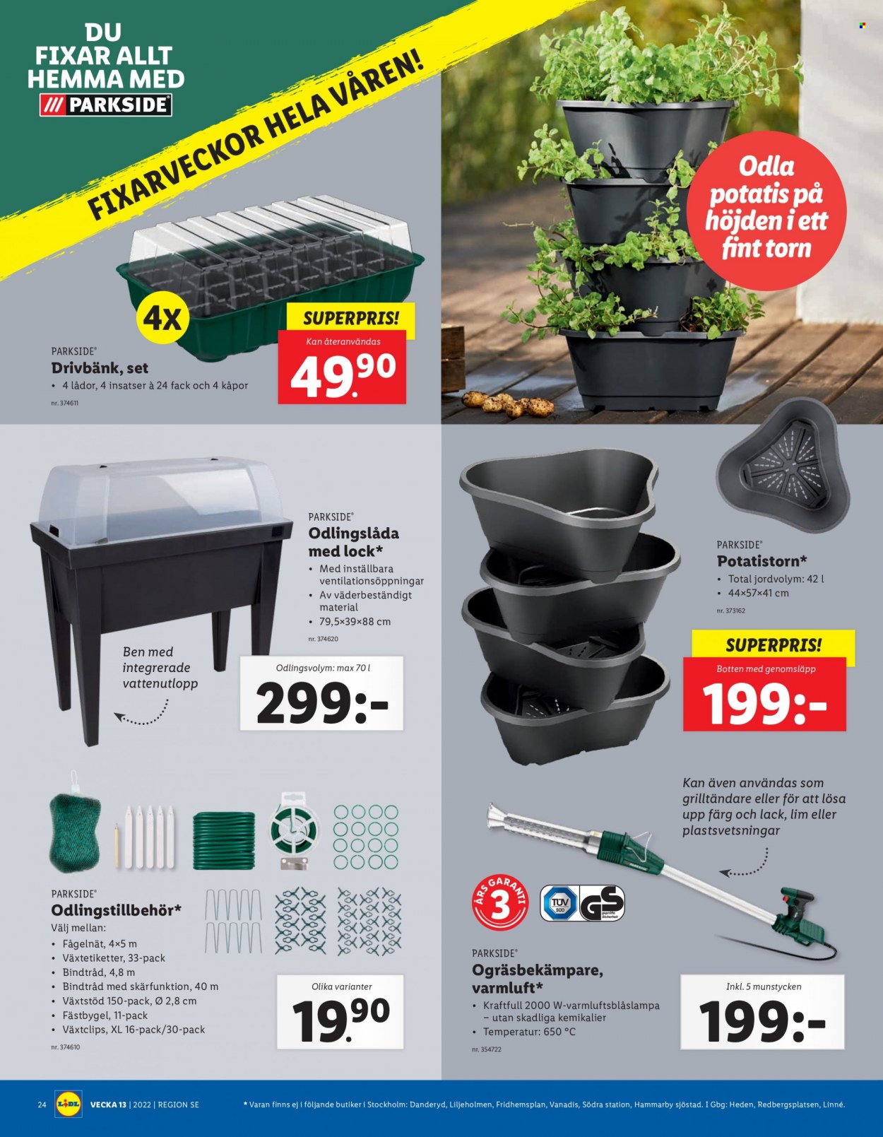 Lidl reklamblad - 28/3 2022 - 3/4 2022. Sida 24