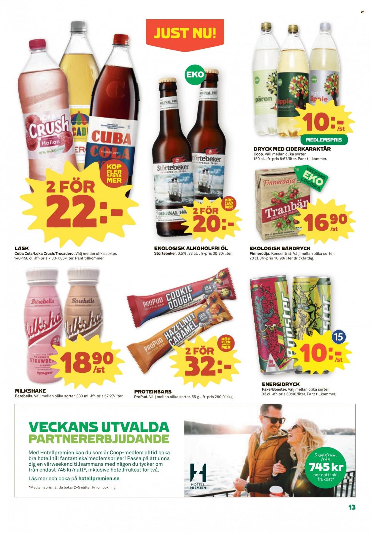 Coop reklamblad - 21/3 2022 - 27/3 2022. Sida 13