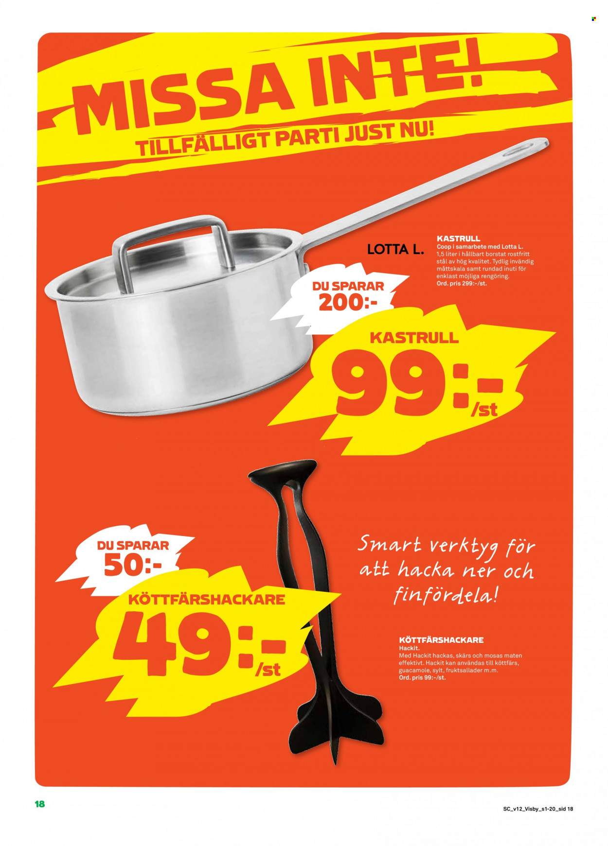 Coop reklamblad - 21/3 2022 - 27/3 2022. Sida 18