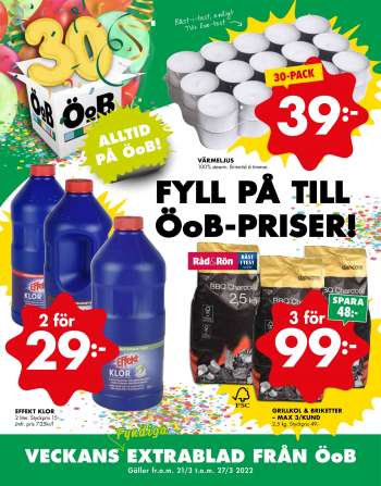 ÖoB reklamblad - 21/3 2022 - 27/3 2022.
