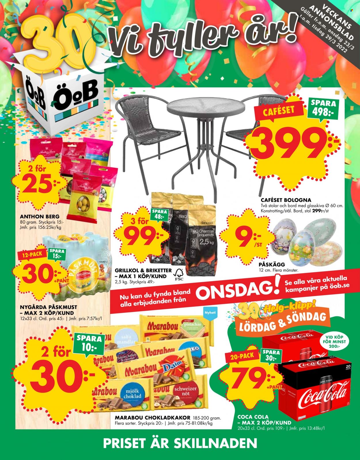 ÖoB reklamblad - 23/3 2022 - 29/3 2022. Sida 1