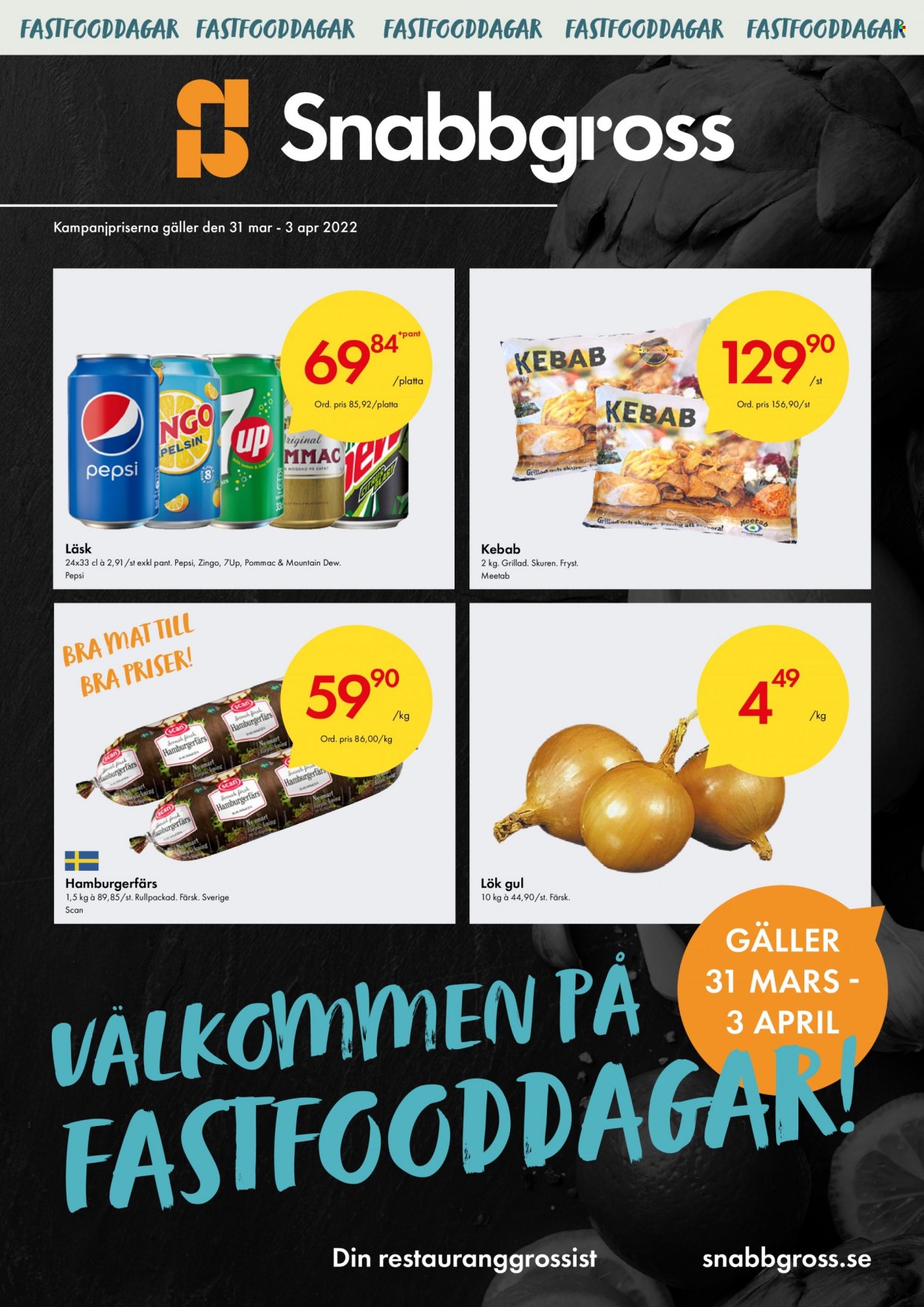 Snabbgross reklamblad - 31/3 2022 - 3/4 2022. Sida 1