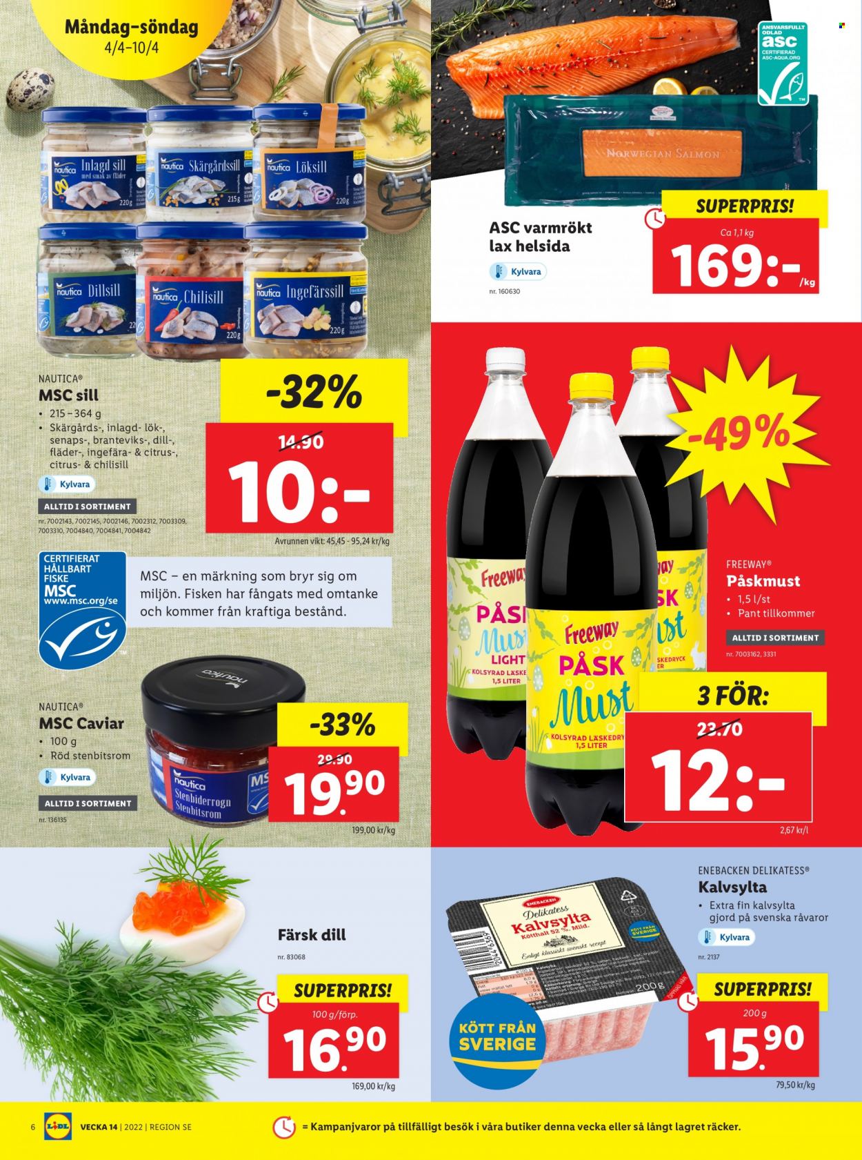 Lidl reklamblad - 4/4 2022 - 10/4 2022. Sida 6