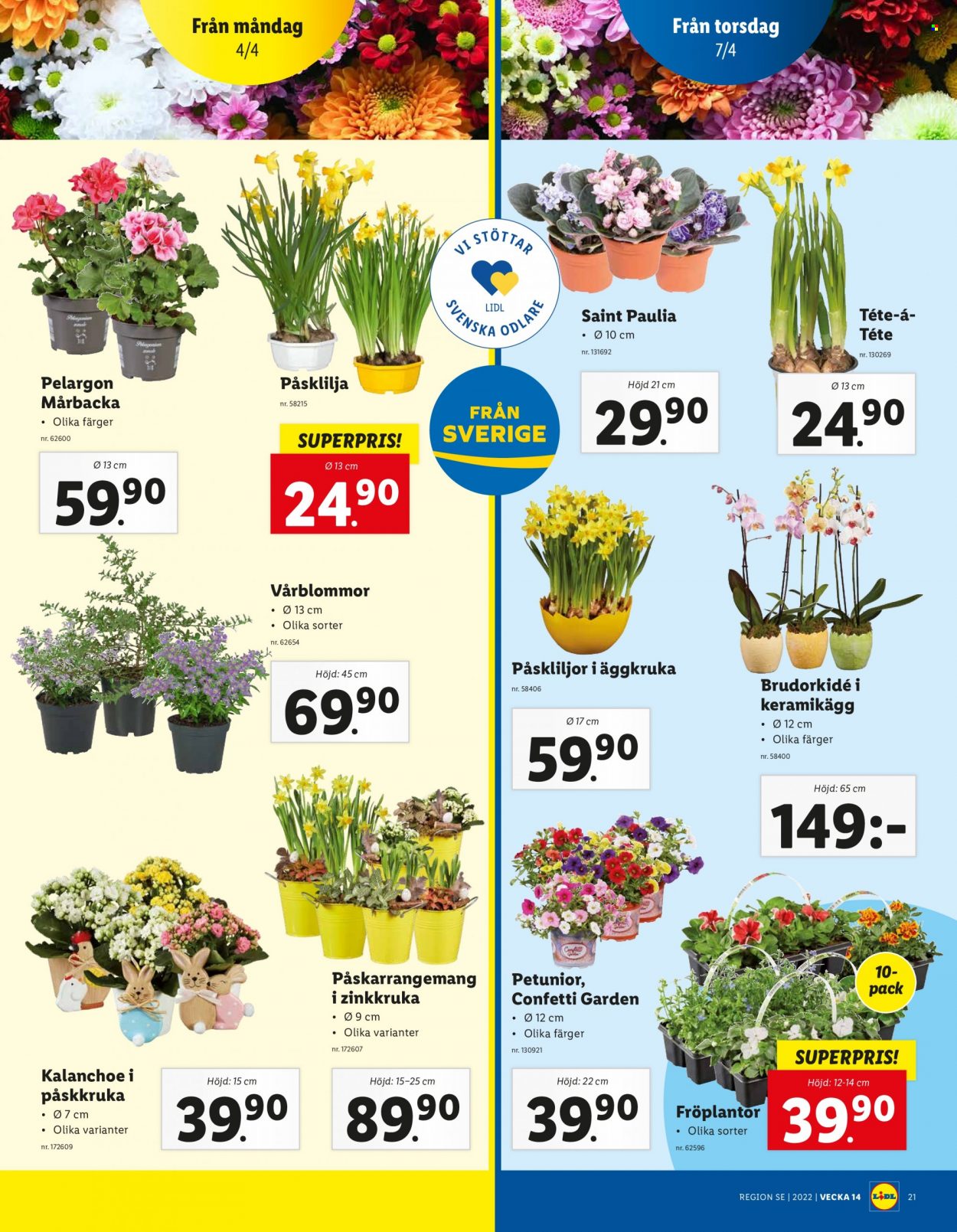 Lidl reklamblad - 4/4 2022 - 10/4 2022. Sida 21