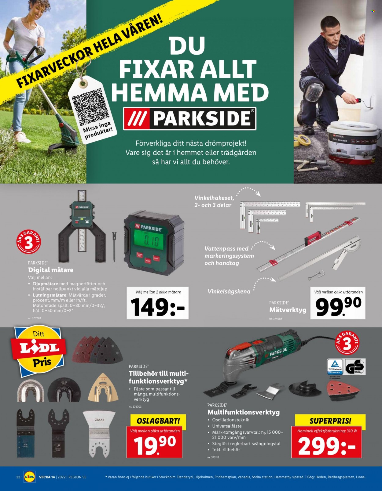 Lidl reklamblad - 4/4 2022 - 10/4 2022. Sida 22