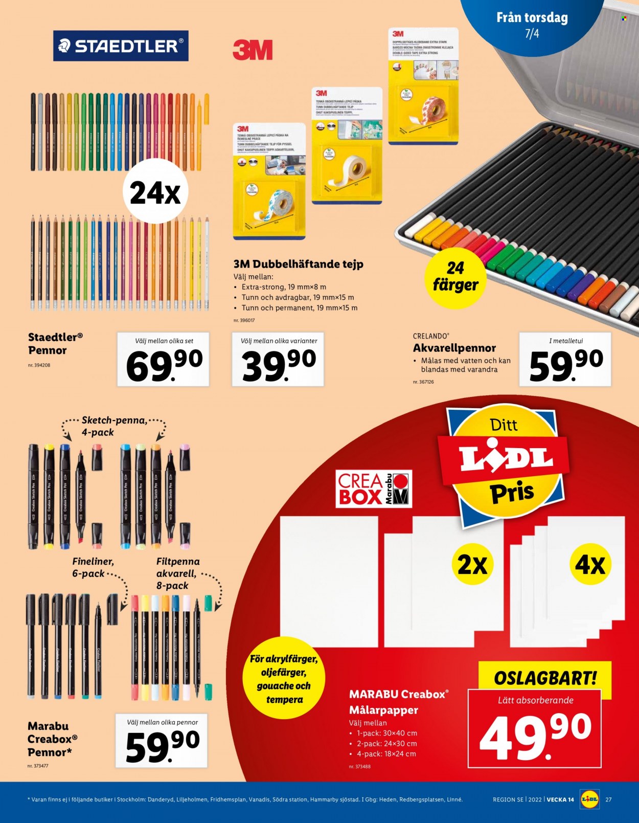 Lidl reklamblad - 4/4 2022 - 10/4 2022. Sida 27