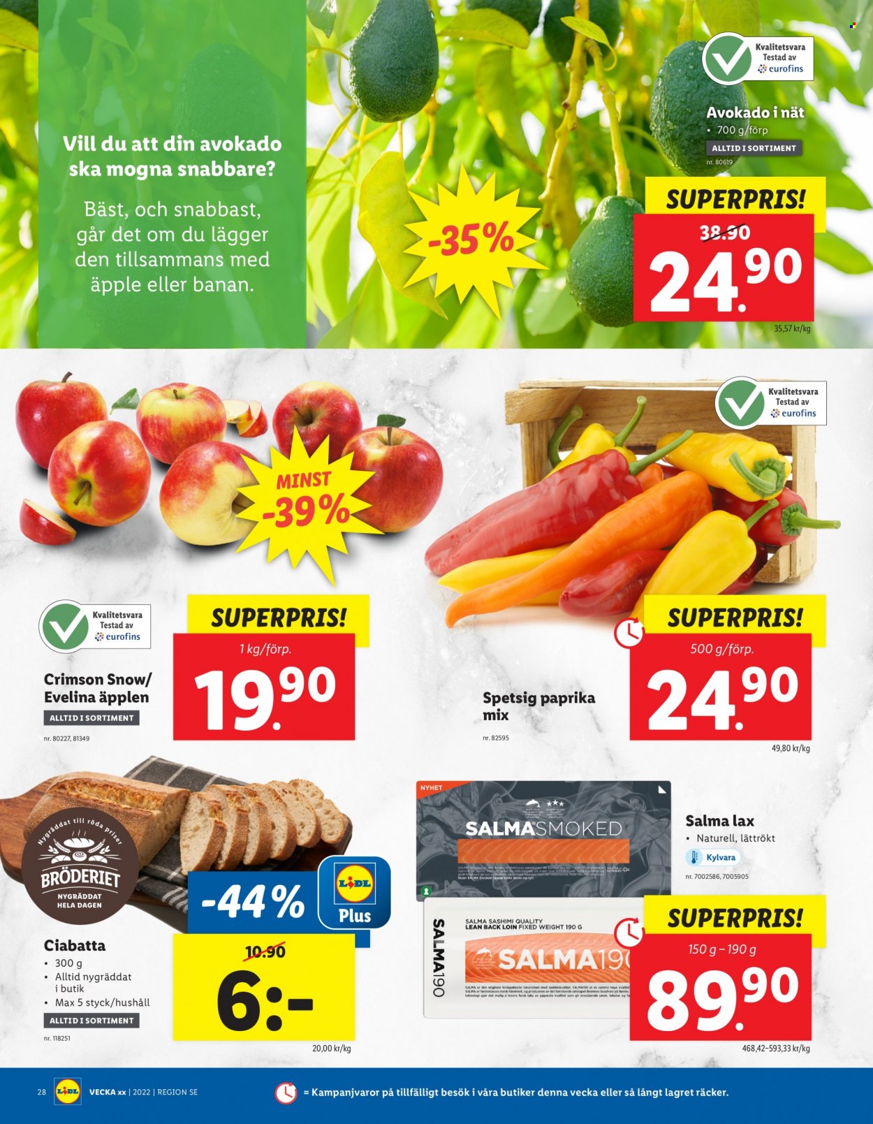 Lidl reklamblad - 4/4 2022 - 10/4 2022. Sida 28