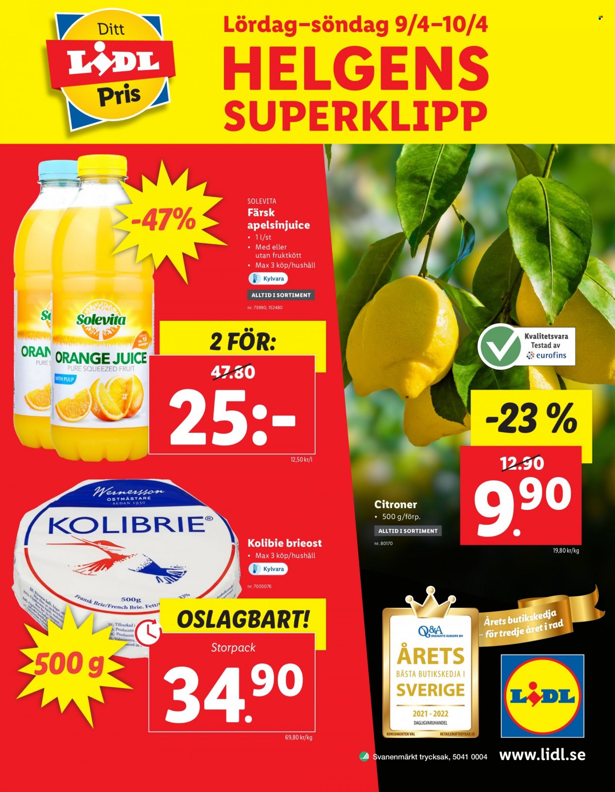 Lidl reklamblad - 4/4 2022 - 10/4 2022. Sida 32