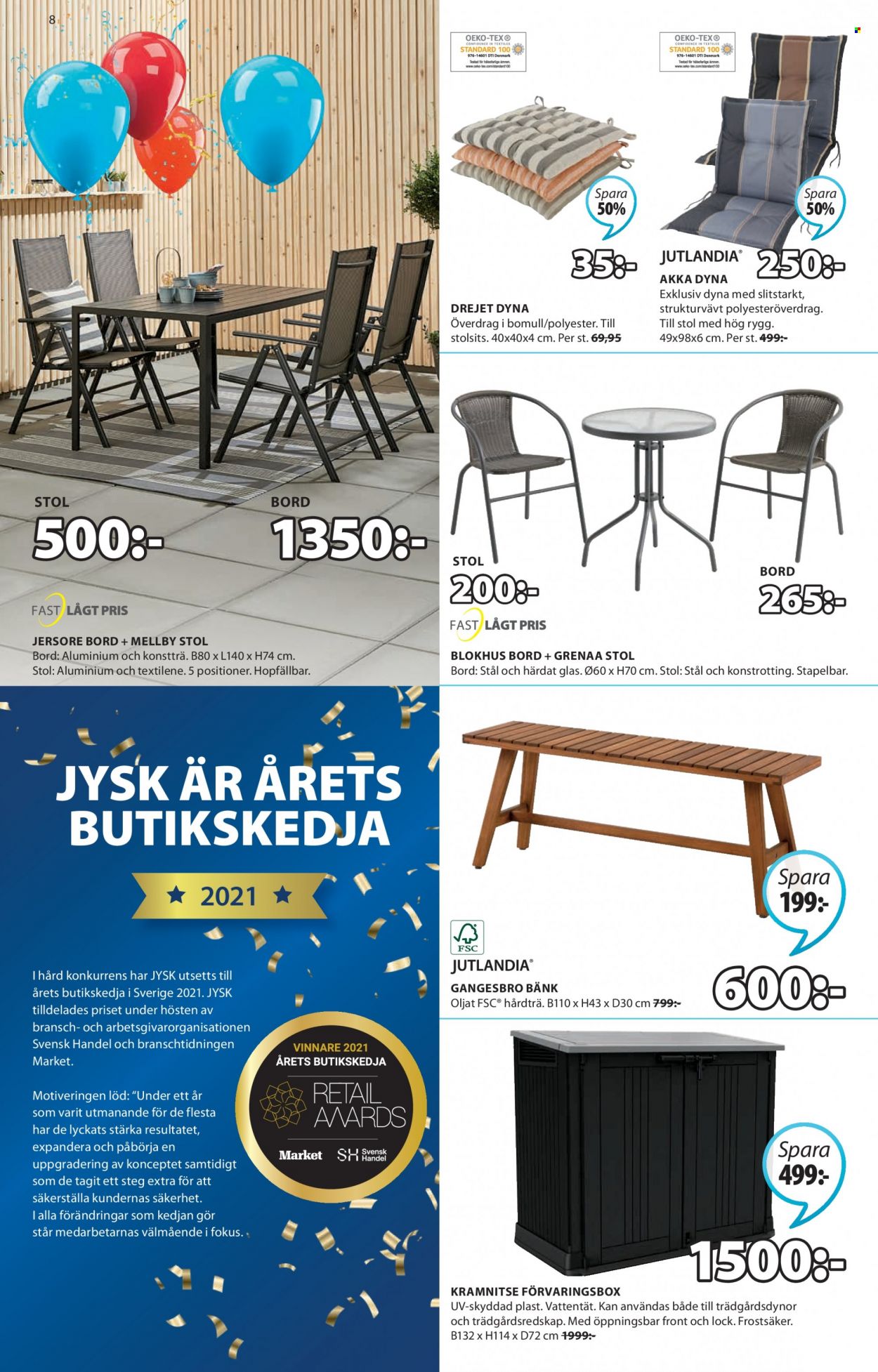 JYSK reklamblad - 28/3 2022 - 10/4 2022. Sida 8