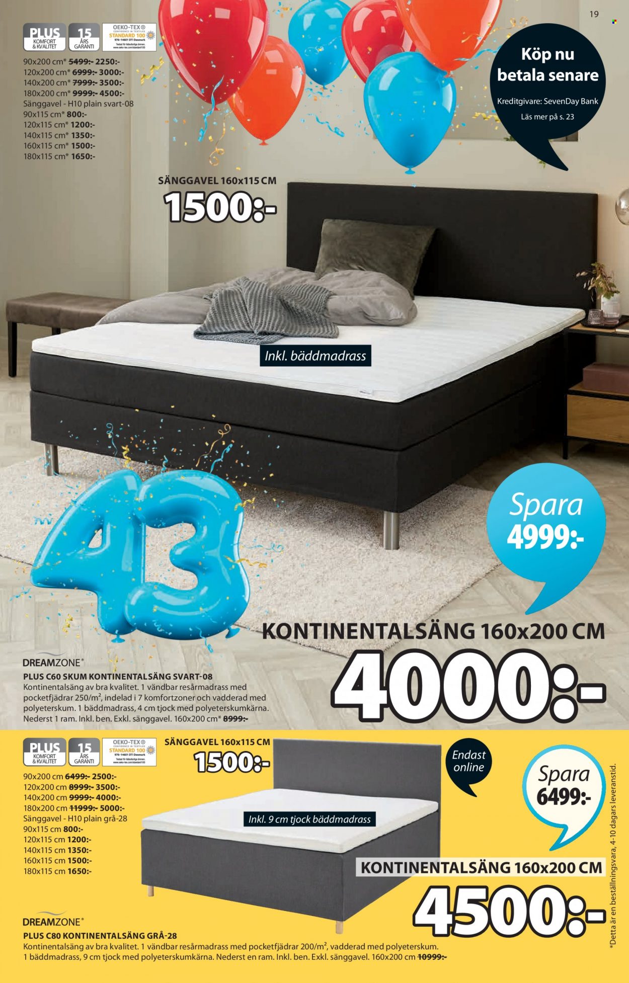 JYSK reklamblad - 28/3 2022 - 10/4 2022. Sida 19