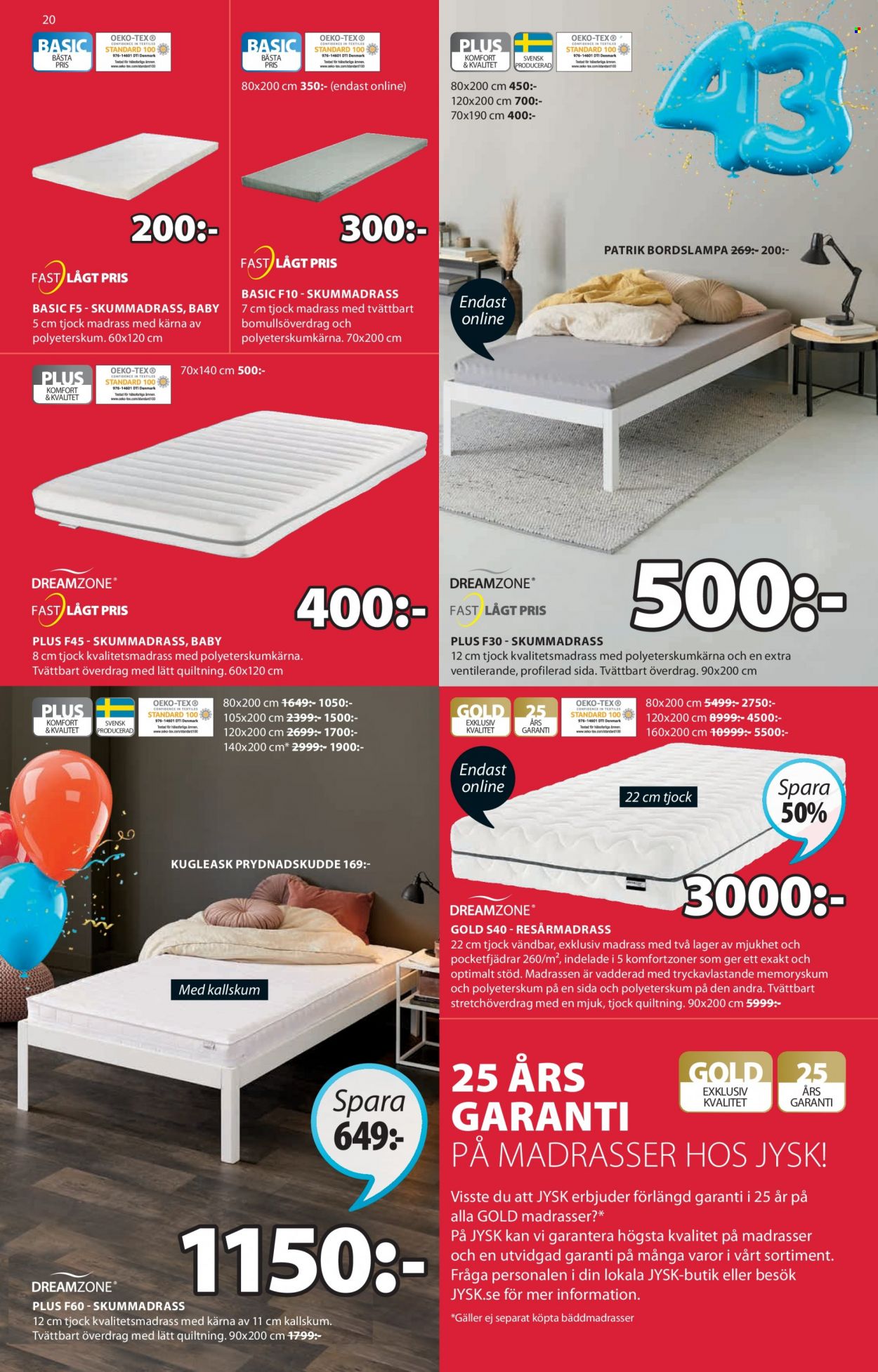 JYSK reklamblad - 28/3 2022 - 10/4 2022. Sida 20