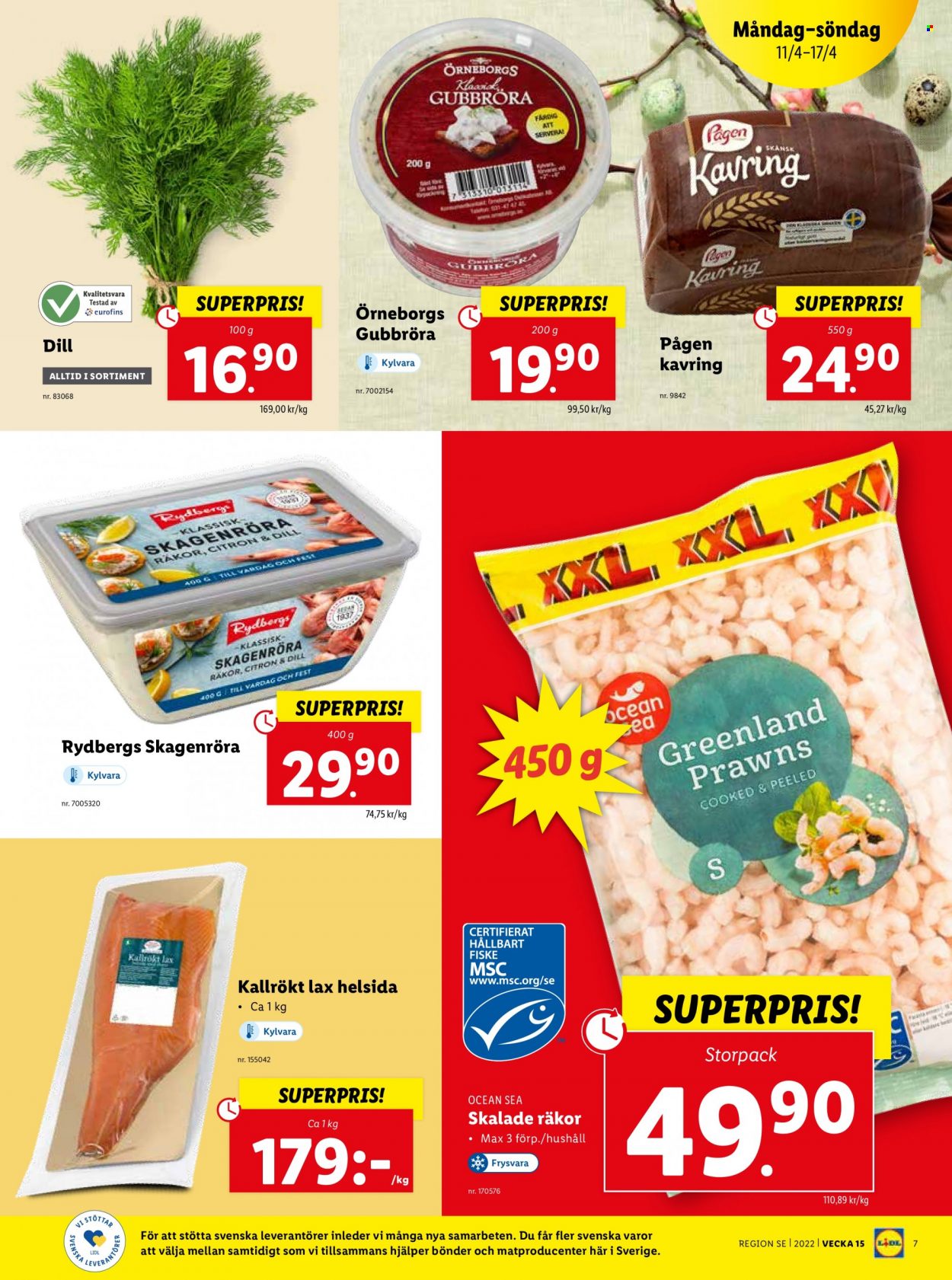 Lidl reklamblad - 11/4 2022 - 17/4 2022. Sida 7