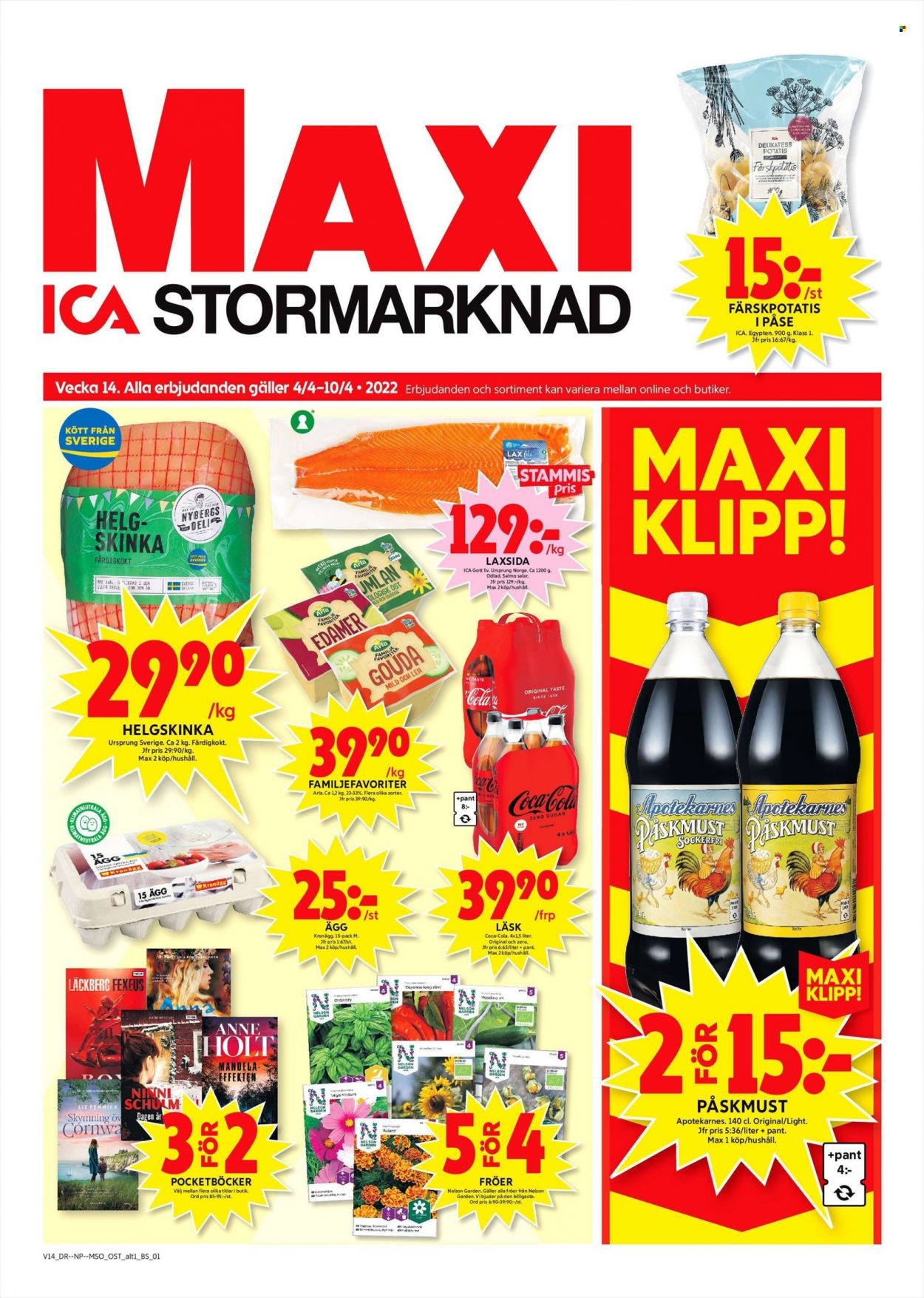 ICA reklamblad - 4/4 2022 - 10/4 2022. Sida 1