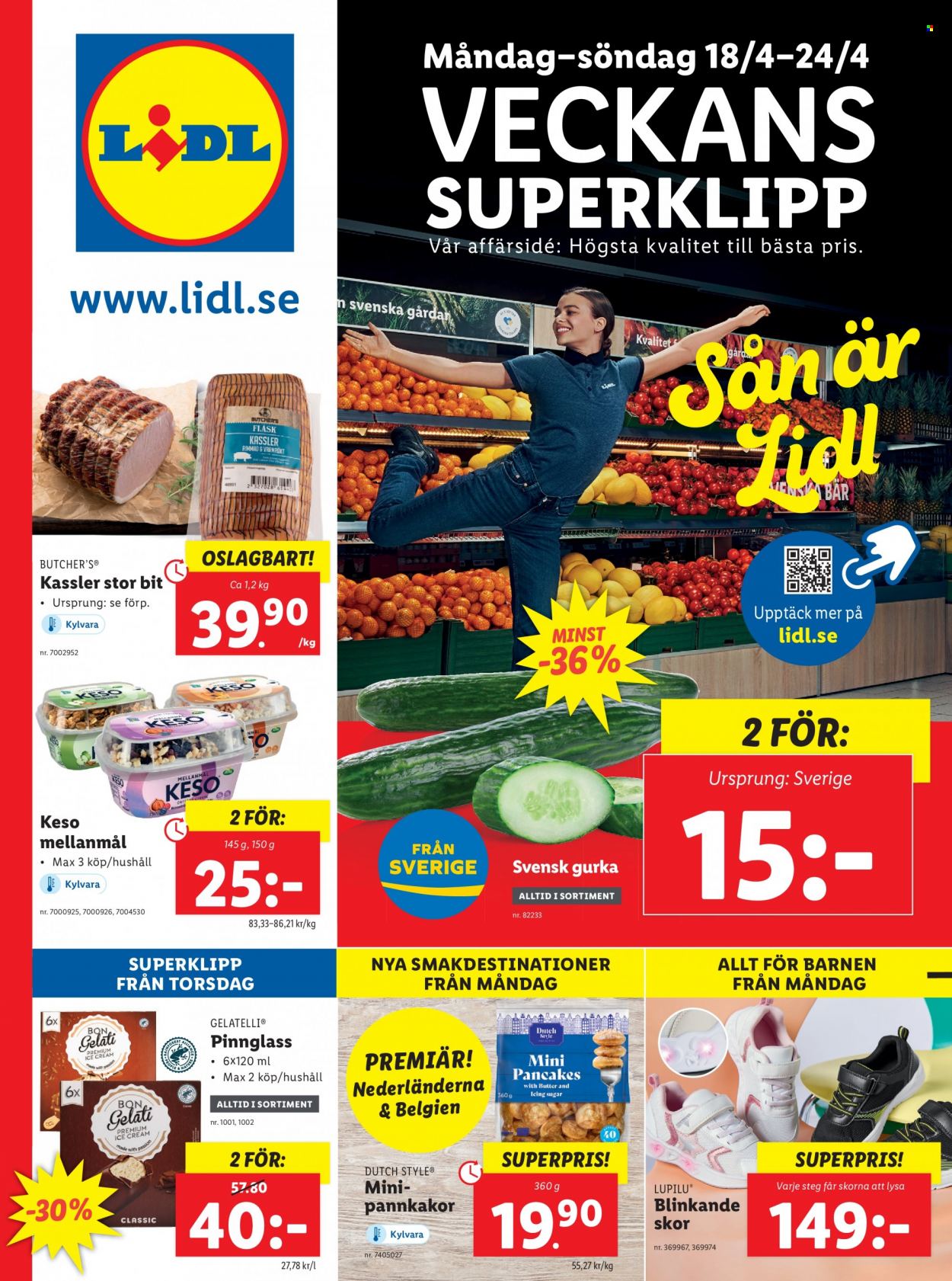 Lidl reklamblad - 18/4 2022 - 24/4 2022. Sida 1