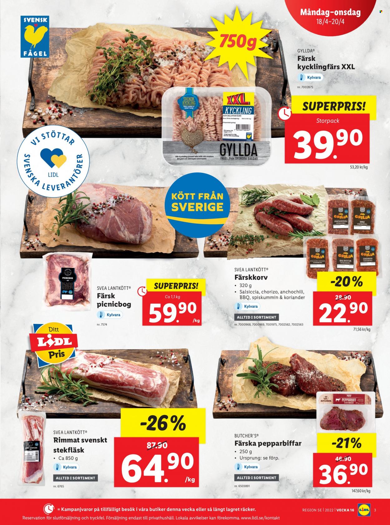 Lidl reklamblad - 18/4 2022 - 24/4 2022. Sida 3