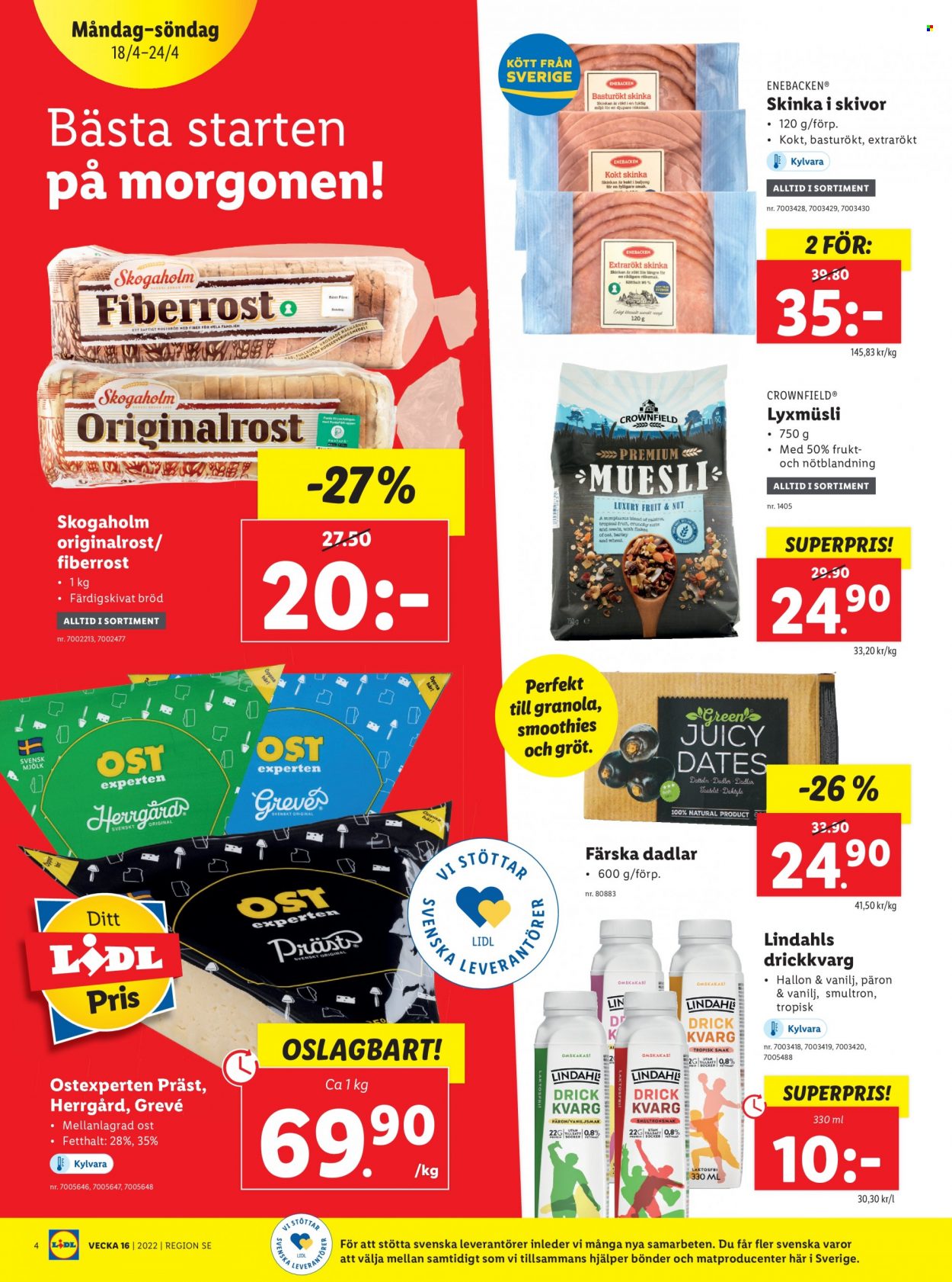 Lidl reklamblad - 18/4 2022 - 24/4 2022. Sida 4