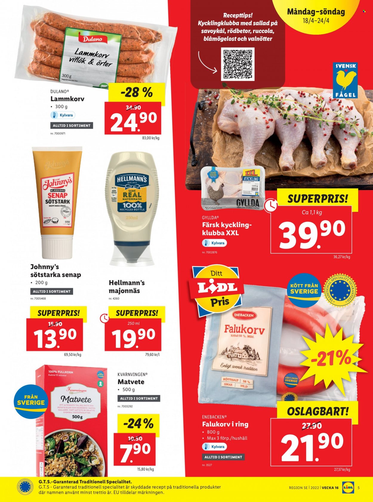 Lidl reklamblad - 18/4 2022 - 24/4 2022. Sida 5