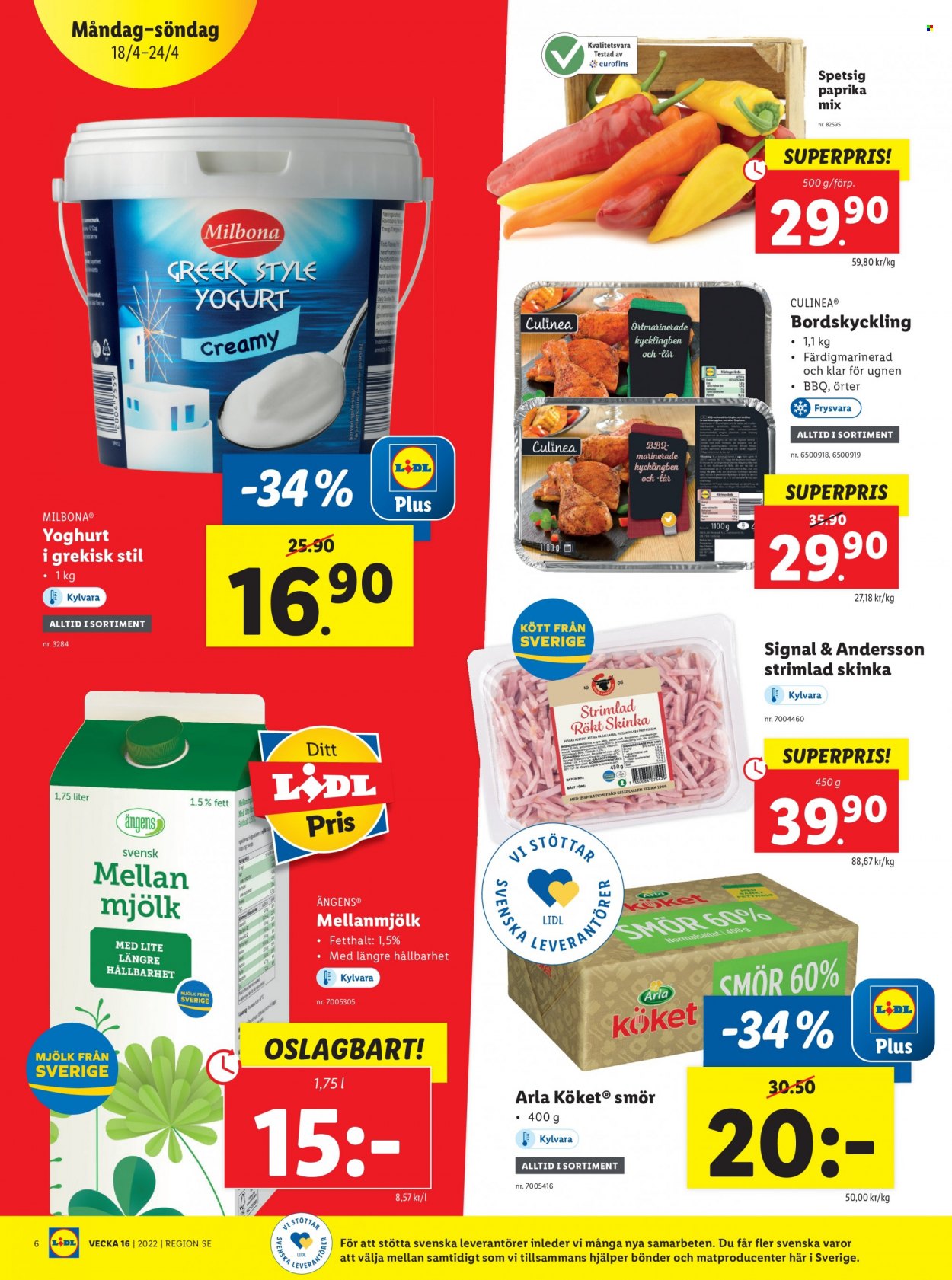 Lidl reklamblad - 18/4 2022 - 24/4 2022. Sida 6