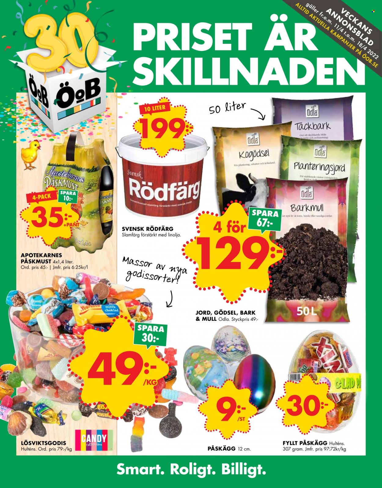 ÖoB reklamblad - 11/4 2022 - 18/4 2022. Sida 1