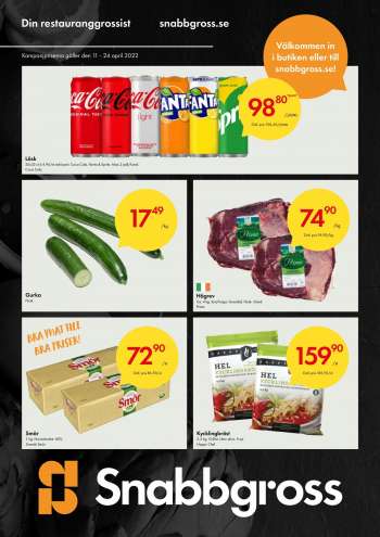 Axfood Snabbgross reklamblad - 11/4 2022 - 24/4 2022.