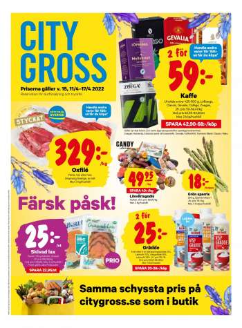 City Gross reklamblad - 11/4 2022 - 17/4 2022.