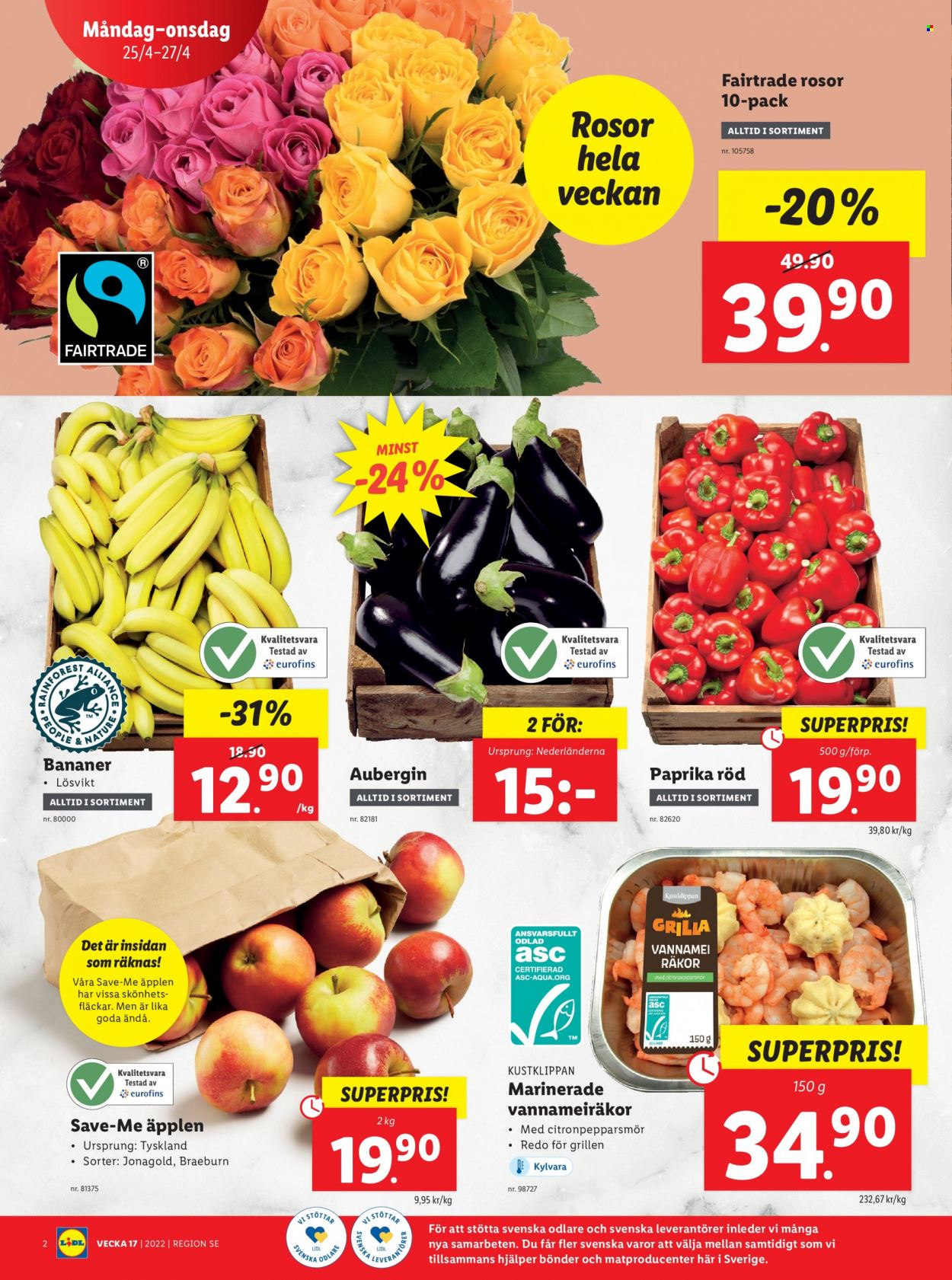 Lidl reklamblad - 25/4 2022 - 1/5 2022. Sida 2