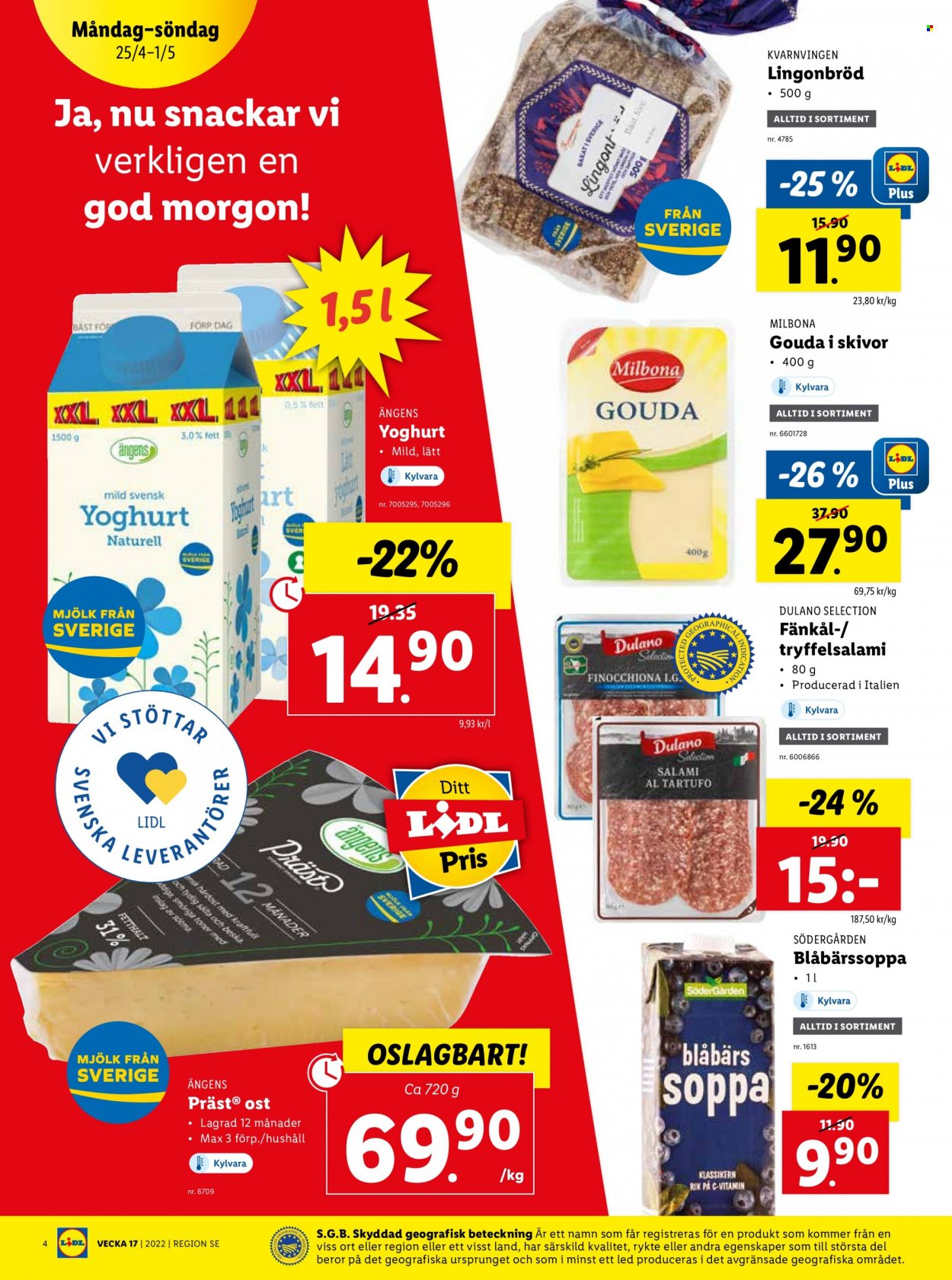Lidl reklamblad - 25/4 2022 - 1/5 2022. Sida 4