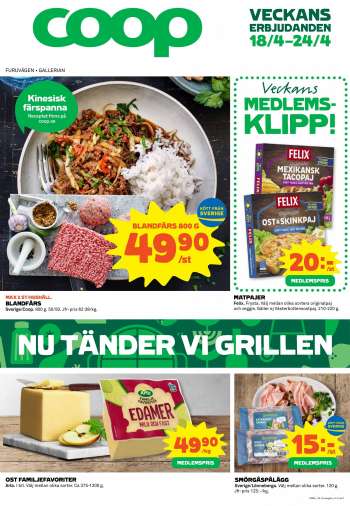 Coop reklamblad - 18/4 2022 - 24/4 2022.