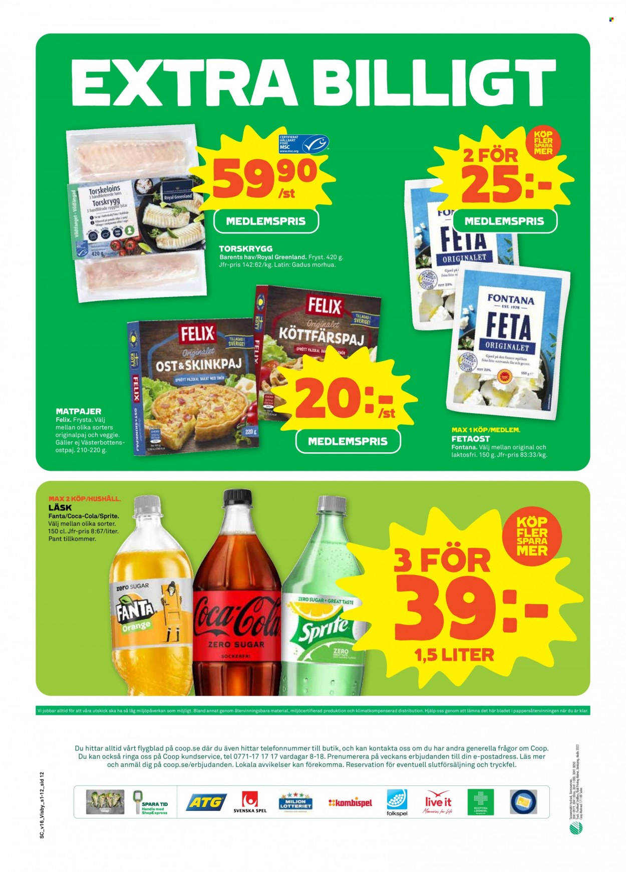 Coop reklamblad - 18/4 2022 - 24/4 2022. Sida 12
