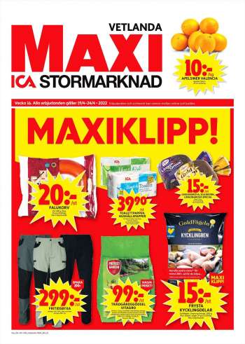ICA reklamblad - 19/4 2022 - 24/4 2022.