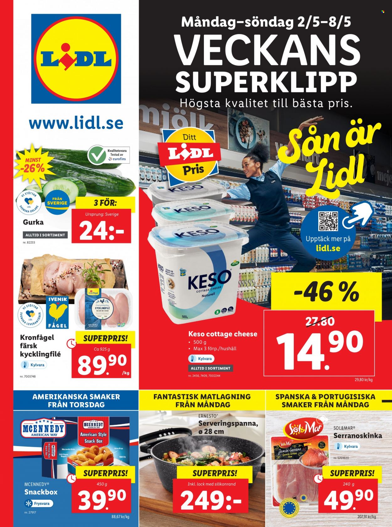 Lidl reklamblad - 2/5 2022 - 8/5 2022. Sida 1