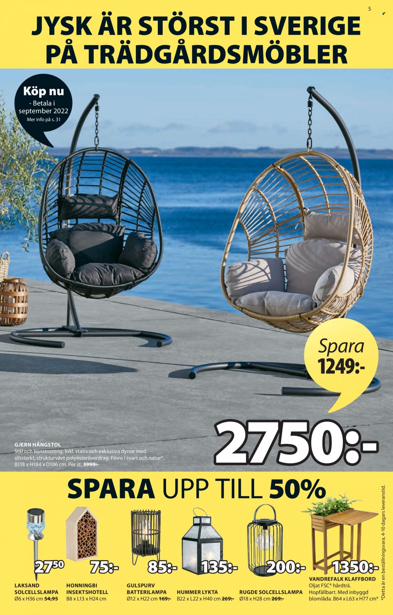 JYSK reklamblad - 25/4 2022 - 8/5 2022. Sida 5