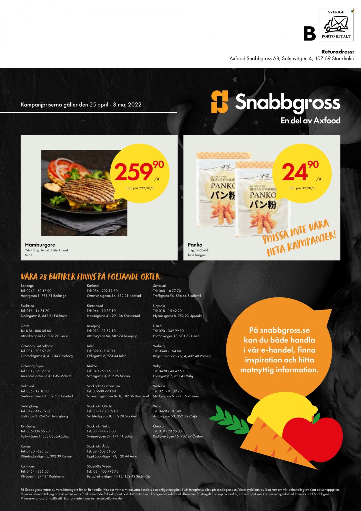 Snabbgross reklamblad - 25/4 2022 - 8/5 2022. Sida 16