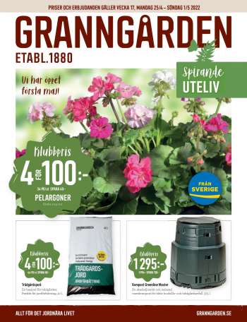 Granngården reklamblad - 25/4 2022 - 1/5 2022.