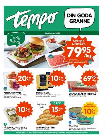 Tempo reklamblad - 25/4 2022 - 1/5 2022.