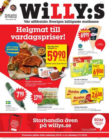 Willys reklamblad - 25/4 2022 - 1/5 2022.